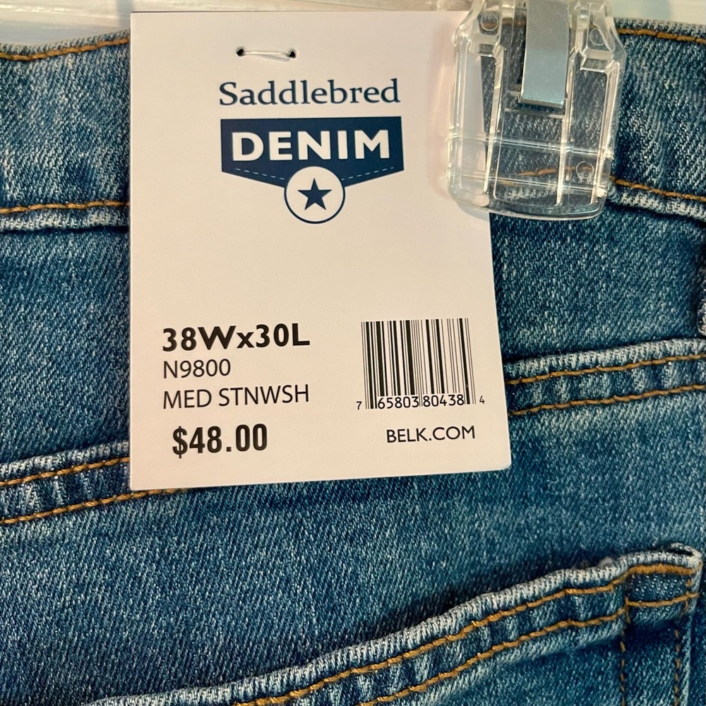 Saddlebred Stretch 5-Pocket Relaxed Medium Wash Jeans
Style#: N9800
